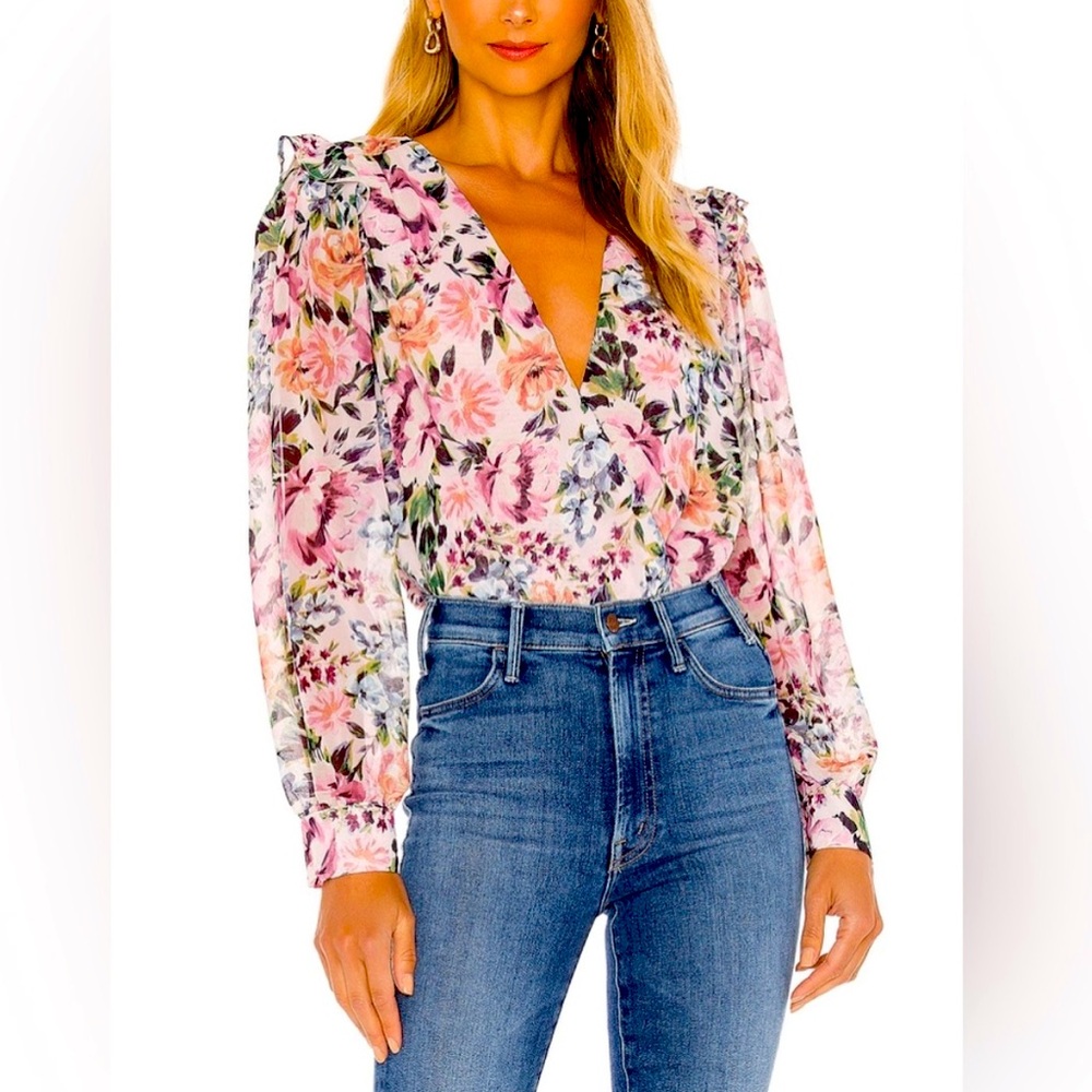 Long sleeve floral bodysuit - Astr the label